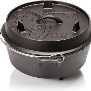 Petromax l Dutch Oven gietijzeren pot met pootjes. Ft4 / 4,5 lt