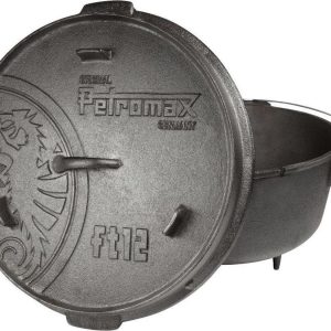 Petromax l Dutch Oven gietijzeren pot met pootjes. Ft12 / 14lt