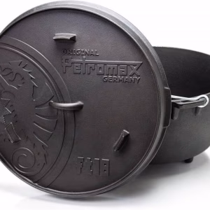 Petromax l Dutch Oven gietijzeren pot met pootjes. Ft18 / 17lt