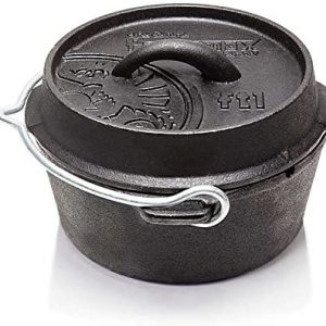 Petromax l Dutch Oven gietijzeren pot zonder pootjes. Ft1 / 1,1 lt