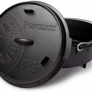 Petromax l Dutch Oven gietijzeren pot met pootjes. Ft6 / 7,6 lt