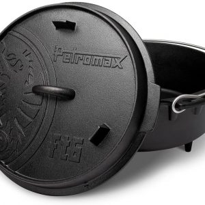 Petromax l Dutch Oven gietijzeren pot met pootjes. Ft6 / 7,6 lt