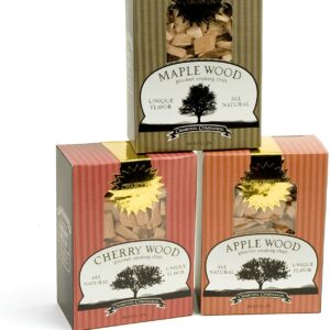 Maple, Cherry en Apple Wood Chips Sampler Pack