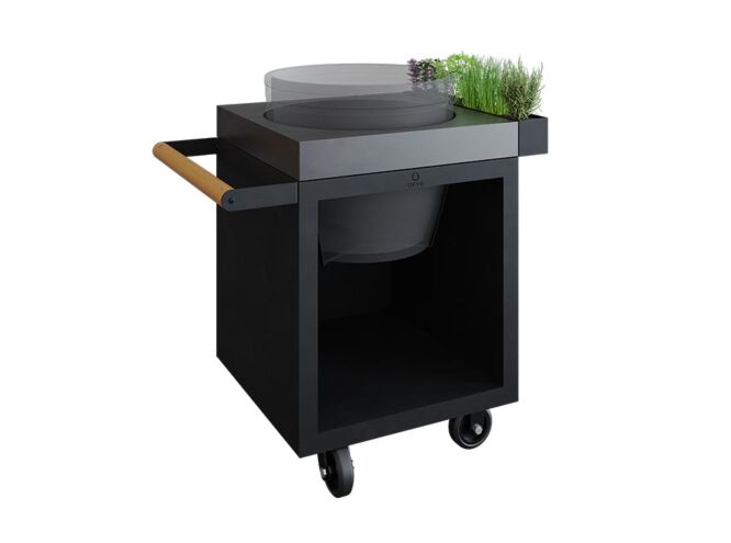 OFYR Kamado Table | Black 65 PRO | Concrete BGE