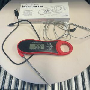 Oplaadbare (USB-C) Moment & Probe Thermometer Met Alarm en Magneet